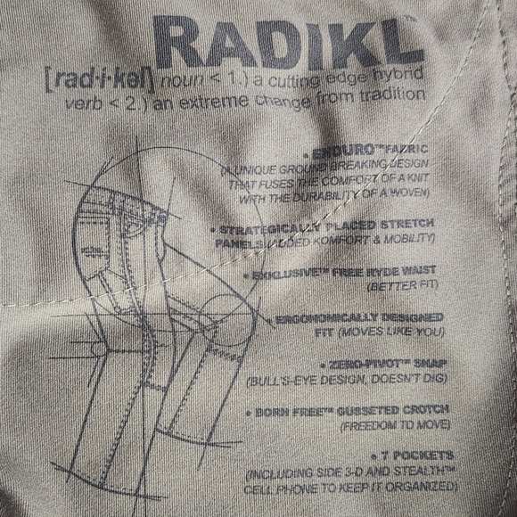 Kuhl Radikl Pants Mens 36x32 Brown  Hiking Outdoor Performance Gorpcore Stretch - Picture 9 of 14